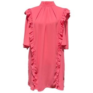 Happy Nature Pink Ruffle Mini Dress – NWT